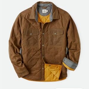 Quilted Waxed Shirt Jacket